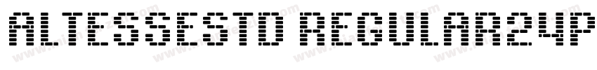AltesseStd Regular24pt字体转换